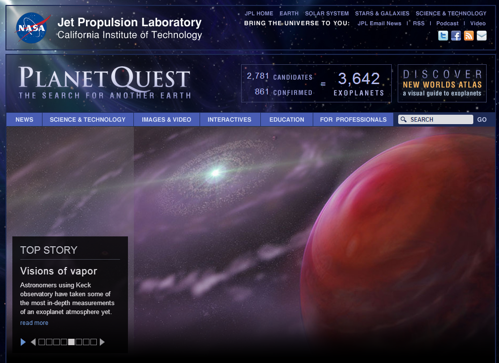 PlanetQuest, JPL@NASA