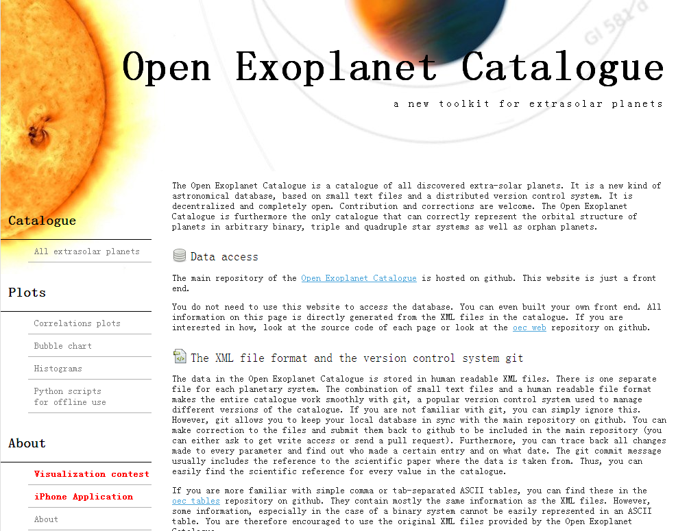 http://www.openexoplanetcatalogue.com/index.php